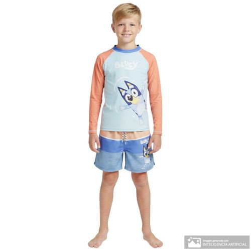 Calzoneta multicolor estampado Bluey para niño