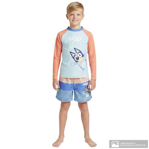 Camiseta de baño de Bluey para niño