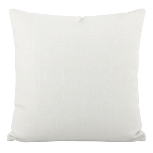 Cojín decorativo cuadrado sólido 45x45 cm