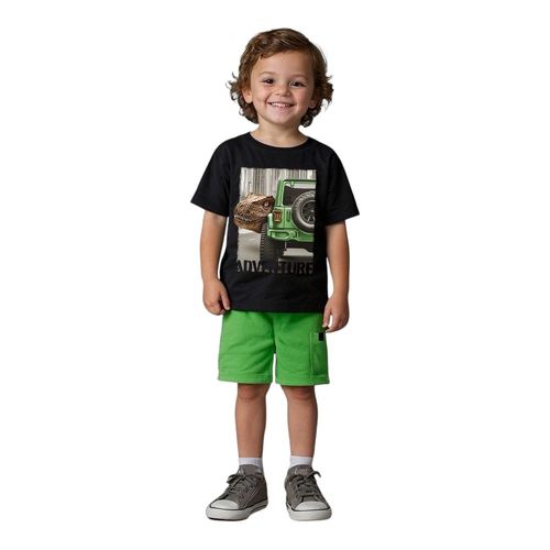 Conjunto de 2 piezas multicolor con estampado para niño