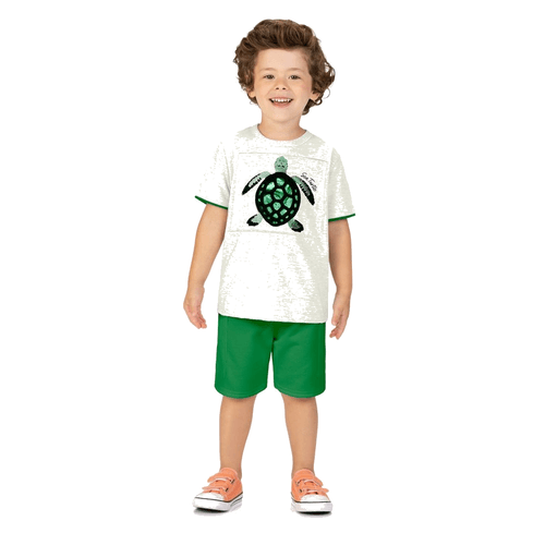 Conjunto de 2 piezas multicolor con estampado para niño