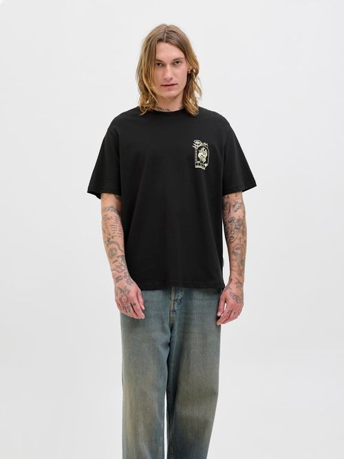 Camiseta Jack and Jones relaxed fit con estampado artístico para hombre