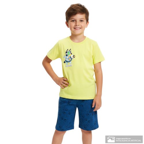 Conjunto bicolor de Bluey para niño