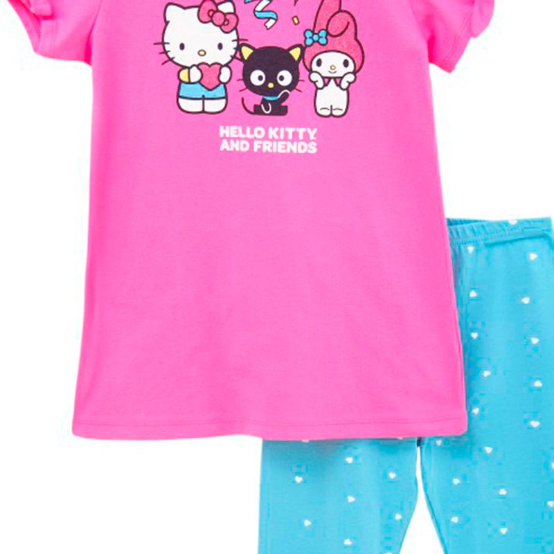 Conjunto bicolor de Hello Kitty para niña - Siman Costa Rica