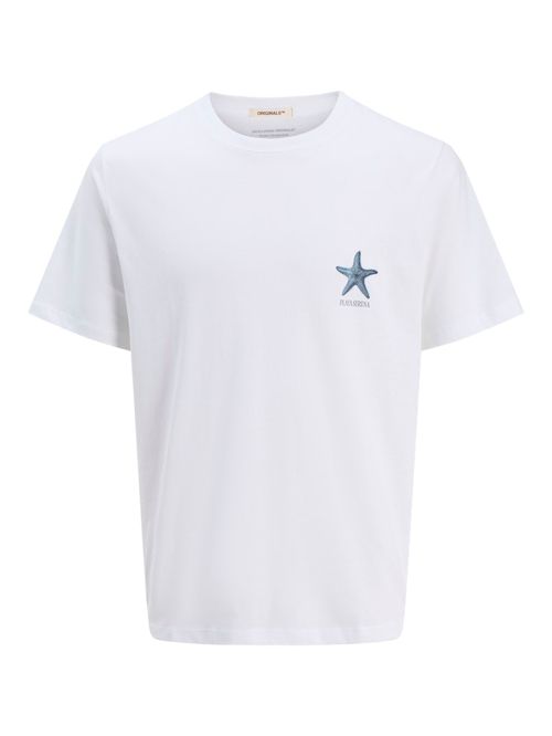 Camiseta Jack and Jones relaxed fit con estampado de naturaleza para hombre