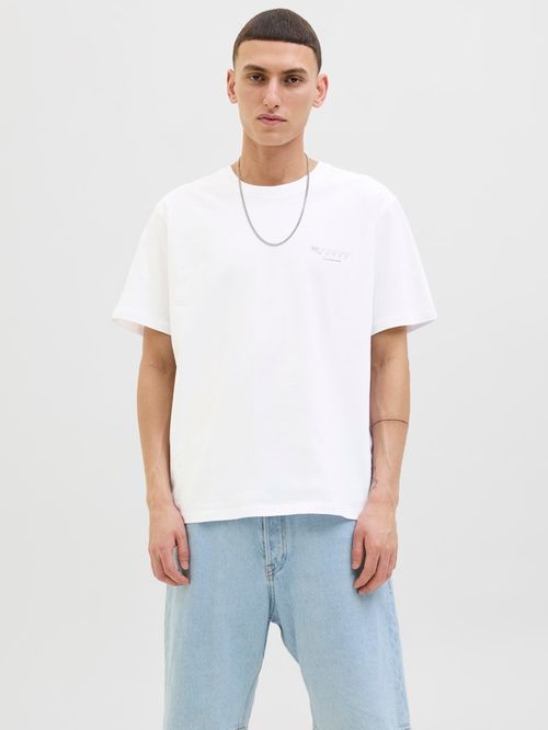 Camiseta Jack and Jones relaxed fit con estampado de lugares españoles para hombre