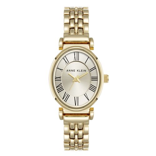 Reloj Anne Klein análogo de metal dorado para mujer