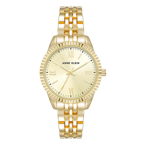 Reloj Anne Klein análogo de metal en tono dorado para mujer