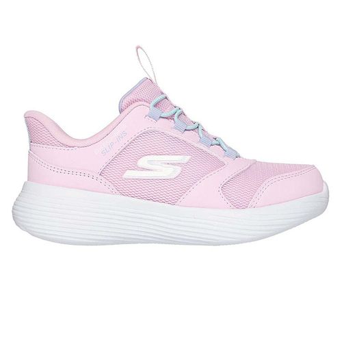 Zapato deportivo casual Skechers rosado para niña