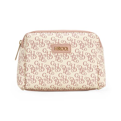 Cosmetiquera H&Co color rosado para mujer