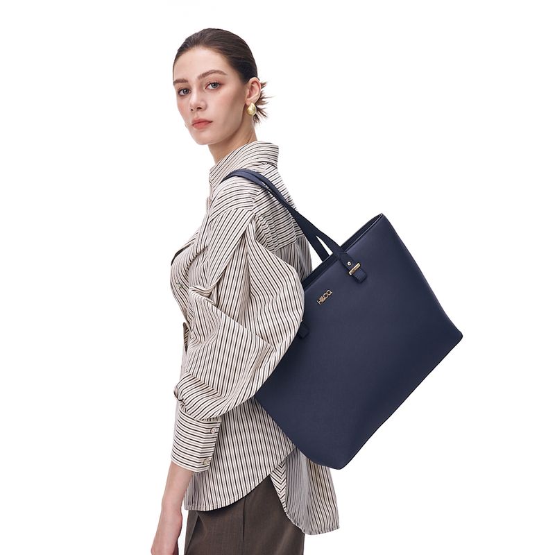 Set de carteras tote/crossbody H&Co Delia color azul para mujer - Siman ...
