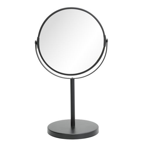 Espejo de tocador redondo con base 13x31 cm