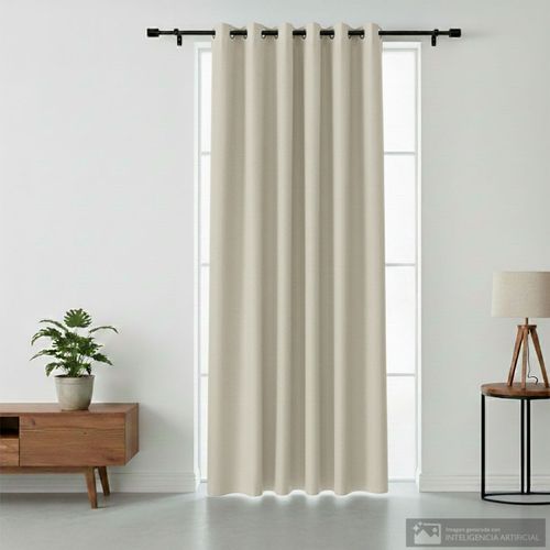 Cortina jacquard de poliéster 140x229 cm