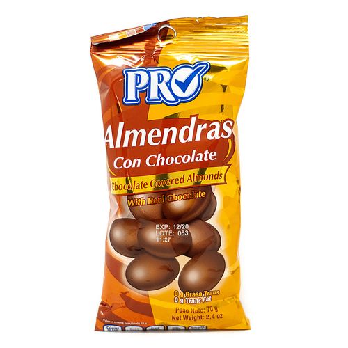 Pro almendra con chocolate claro