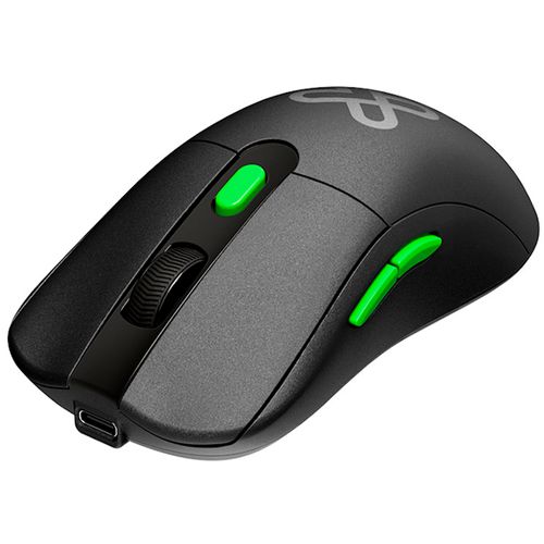 Mouse inalámbrico ergonómico Klip Xtreme Ecolast