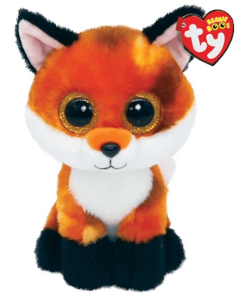 Ty Beanie Boos Meadow Peluche de zorro naranja regular
