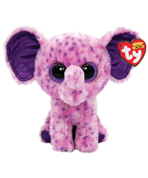 Ty Beanie Boos Peluche Eva elefante purpura regular