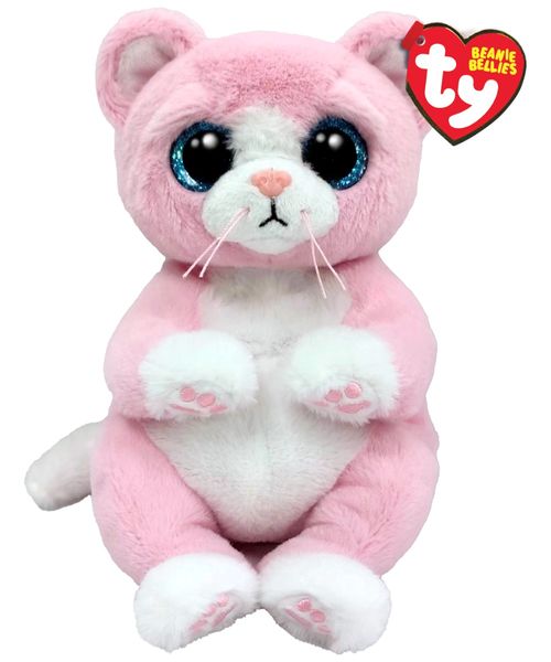 Ty Beanie Bellies Lillibelle Gato rosa regular
