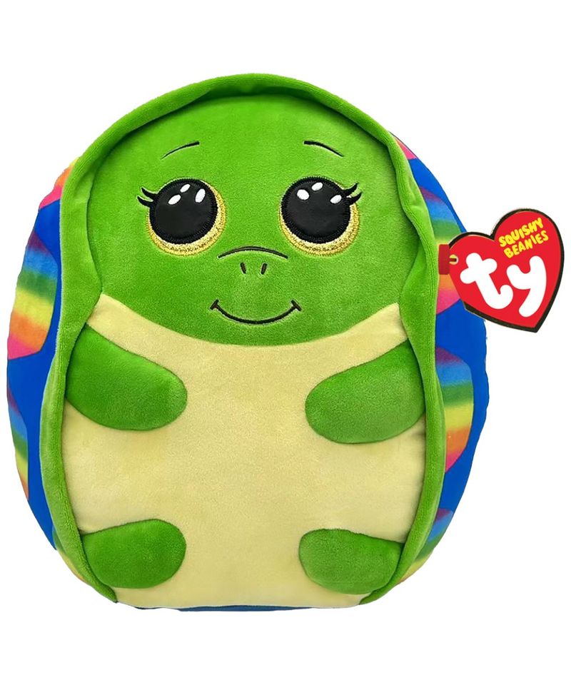 Ty Squish-a-boos Shrugs tortuga arcoíris - Siman Guatemala