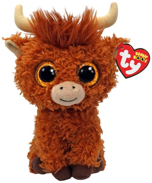 Ty Peluche Beanie Boos Alfie vaca café regular