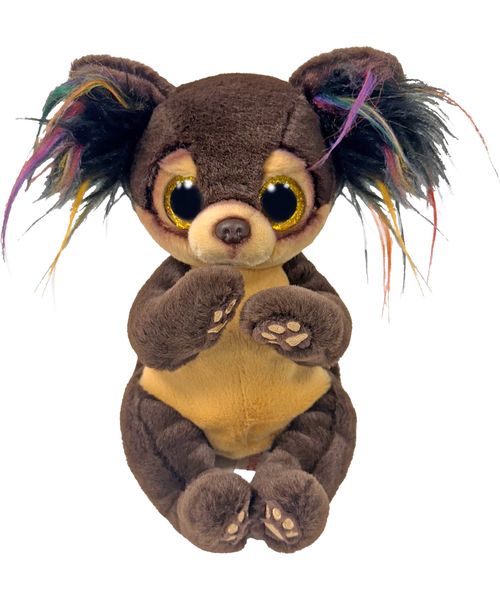 Ty Peluche Beanie Boos Toffee perro café regular