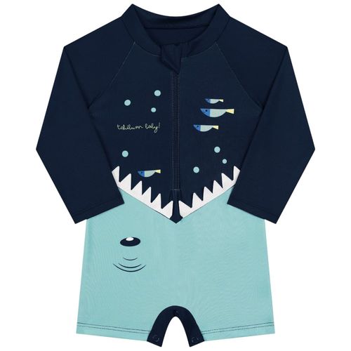 Traje de baño bicolor para bebé niño