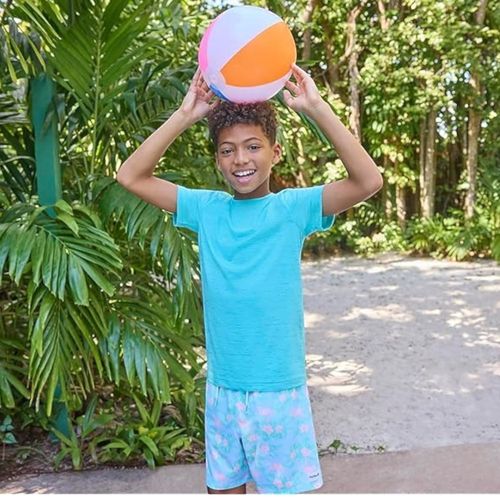 Camiseta verde aqua para niño