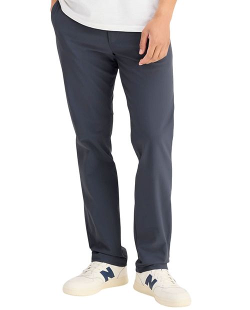 Pantalón chino Docker Go Airweave slim fit azul sólido para hombre