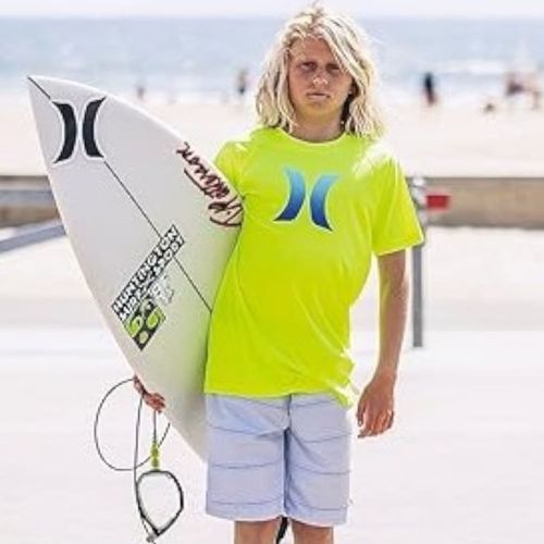 Calzoneta de baño bicolor rayada para niño