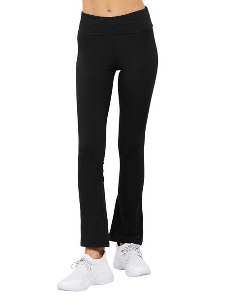 Pantalón Active Basic flare de cintura alta para mujer
