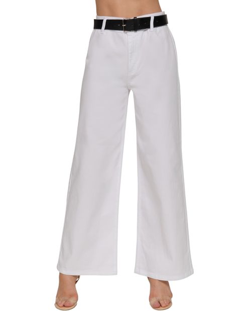 Pantalón Active Basic wide leg de cintura alta para mujer