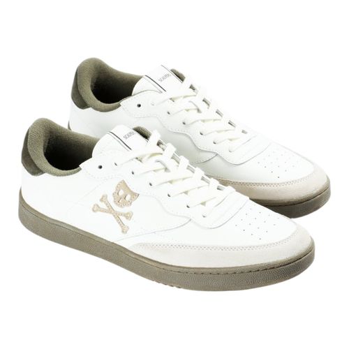 Zapato deportivo casual Scalpers blanco para hombre