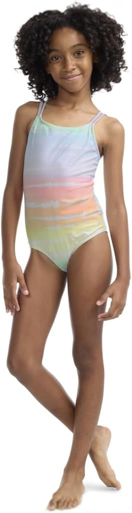 Traje de baño multicolor para niña