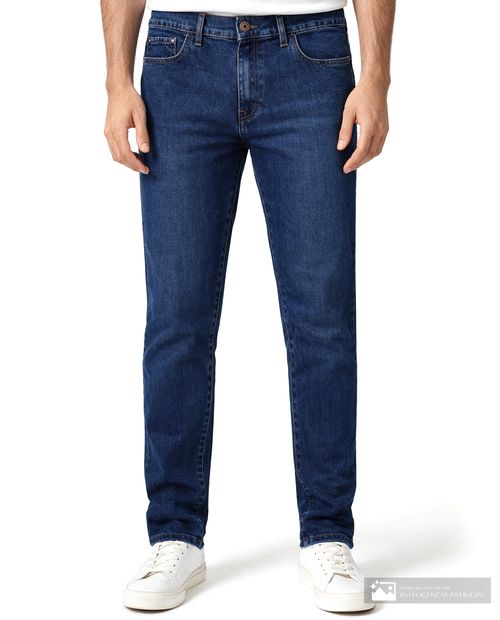 Jeans Pepe Revolution straight fit azul denim para hombre