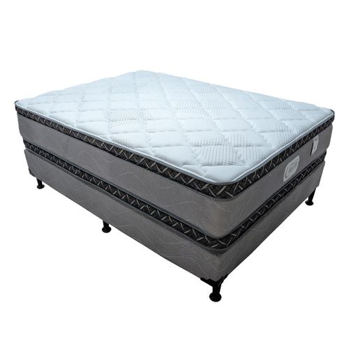 Cama Florida Soporte Semi Ortopedico Comfort Firme Base Semi Acolchonada - Excepcional Doble Euro