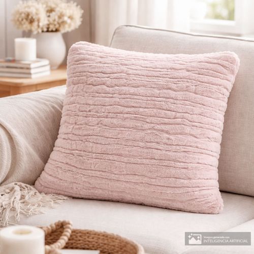 Cojín decorativo plush 45x45 cm