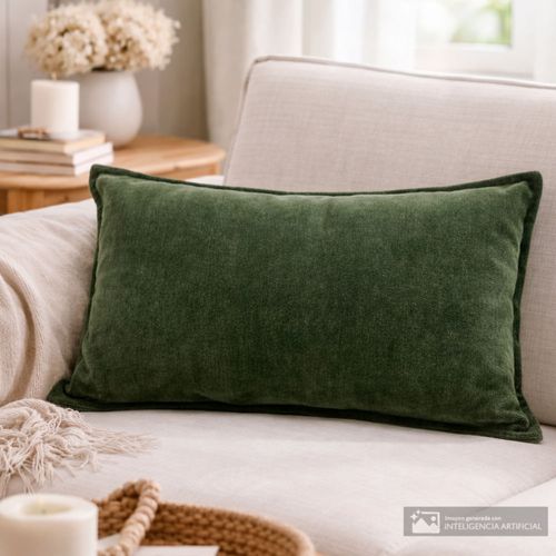 Cojín decorativo velvet 30x50 cm