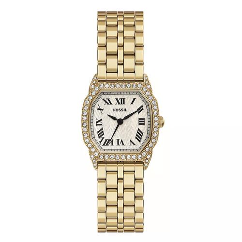 Reloj Fossil análogo de acero en tono dorado para mujer