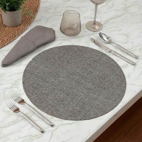 Individual de plástico redondo para mesa 38 cm