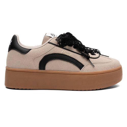 Zapato casual Coral color beige para mujer