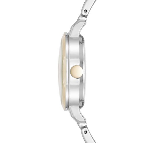 Reloj Nine West análogo de metal bicolor para mujer