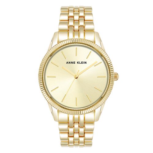 Reloj Anne Klein análogo de metal dorado para mujer