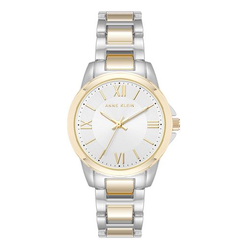 Reloj Anne Klein análogo de metal bicolor para mujer