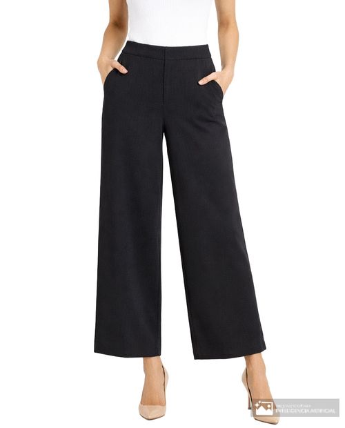 Pantalón Marcella palazzo de cintura alta para mujer