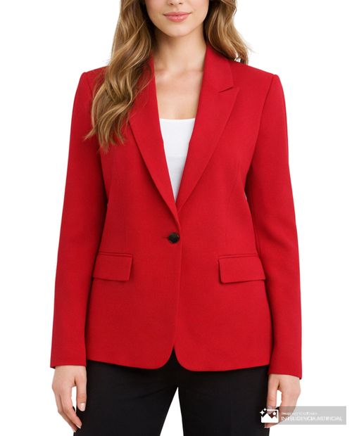 Chaqueta Kasper Separates roja para mujer