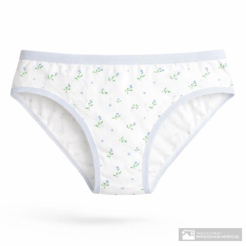 Panti Accente estampado de cintura media para mujer
