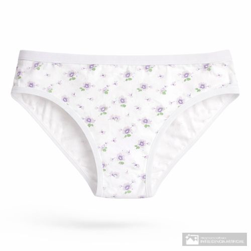 Panti Accente estampado de cintura media para mujer