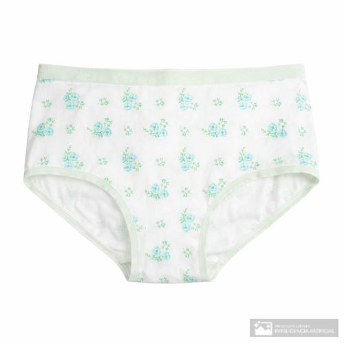 Hípster Accente estampado de cintura alta para mujer