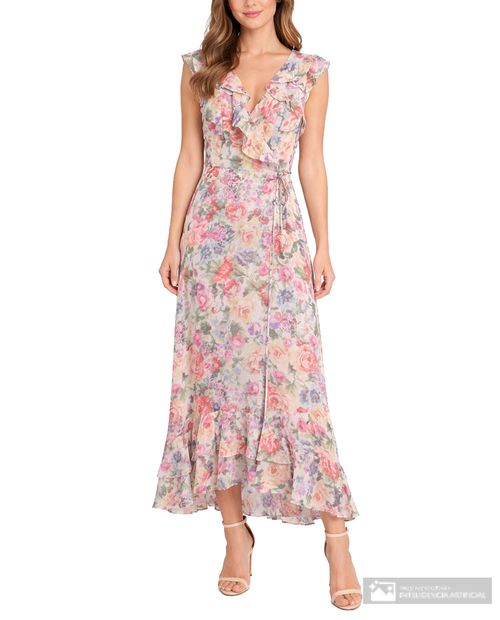 Vestido Danny & Nicole maxi estampado sin mangas para mujer