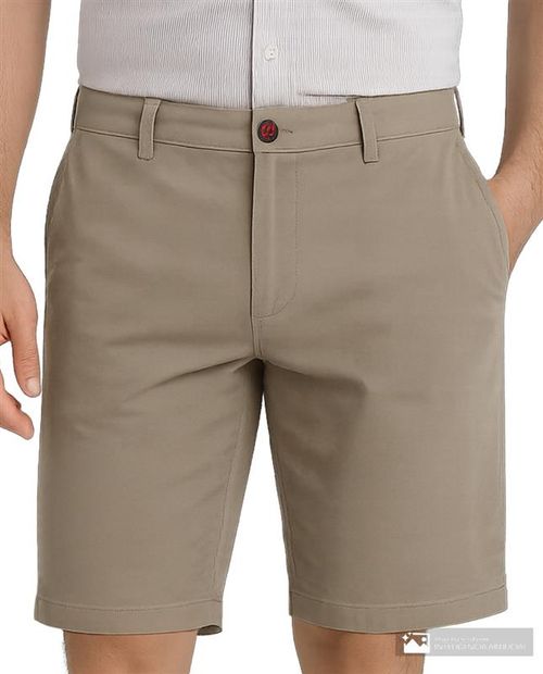 Short chino Oscar de la Renta khaki sólido para hombre